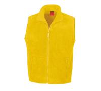 Result Mens WHITE YELLOW RED BLUE GREEN Sleeveless Fleece Bodywarmer Gilet Vest
