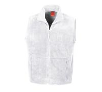 Result Mens WHITE YELLOW RED BLUE GREEN Sleeveless Fleece Bodywarmer Gilet Vest