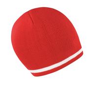 Result Men's Winter Essentials National Beanie Hat in Light Red Result Light Red One Size