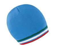 Result Men's Winter Essentials National Beanie Hat in Mid Blue Result Mid Blue One Size