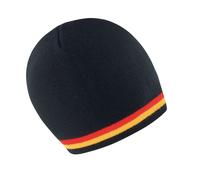 Result Men's Winter Essentials National Beanie Hat in True Black Result True Black One Size