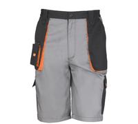 (4XL, Black/Grey/Orange) Result Mens Work-Guard Lite Shorts
