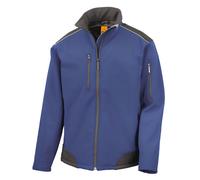 Result Men's Work Guard Ripstop Soft Shell Jacket in Bright Blue | Size: 2XL Result Bright Blue 2XL