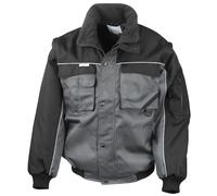 Result Mens Workgaurd Zip Sleeve Heavy Duty Water Repellent / N/A N/A BC931