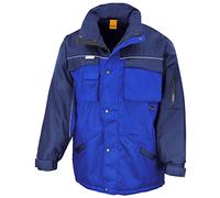 Result Pilot Jacket RE71A – Work-Guard Zip Sleeve, Heavy-Duty – Royal/Navy, Medium