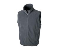Result Microfleece Gilet, Charcoal, Large. R116X