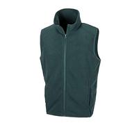 Result Microfleece Gilet, Forest Green, 2XL. R116X