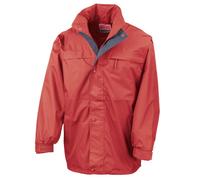 Result Multi-Function Full Zip Waterproof Jacket Concealed Hood In Collar R67X