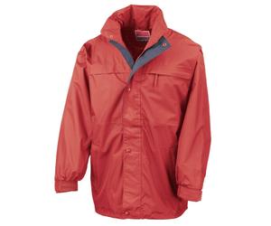 Result Multi-Function Full Zip Waterproof Jacket Concealed Hood In Collar R67X