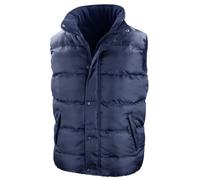 RESULT Nova Padded Bodywarmer Water Wind Resist Gilet Zip Pockets Hooded (R223X)