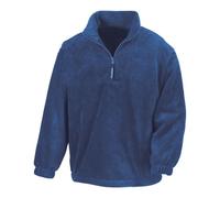 Result Plain 1/4 Zip Neck Polar Fleece Warm Heavyweight Pullover Jumper Unisex