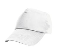 Result Plain Basebll Cap in White Result White One Size