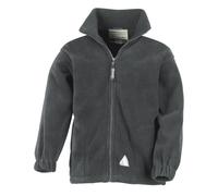 Result Polartherm Fleece Jacket in Grey | Size: 8-10 Years Result Grey 8-10 Years