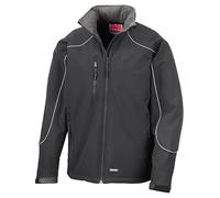 Result R118X Hooded Softshell Jacket - Black - 2XL