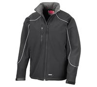 Result R118X Hooded Softshell Jacket - Black - M