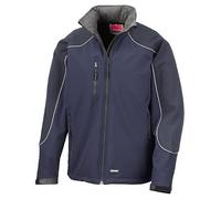 Result R118X Hooded Softshell Jacket - Navy/Navy - 2XL