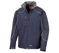 Result R118X Hooded Softshell Jacket - Navy/Navy - XL