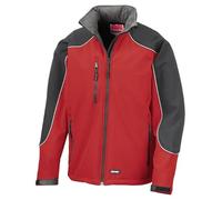 Result R118X Hooded Softshell Jacket - Red/Black - M