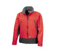 Result R120A Softshell Activity Jacket - Red/Black, Small