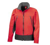 Result R120X Mens Activity Softshell Jacket - Red/Black - M
