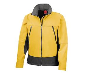 Result R120X Mens Activity Softshell Jacket - Sports Yellow/Black - L