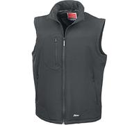 Result R123A Softshell Bodywarmer - Black/Black, Small