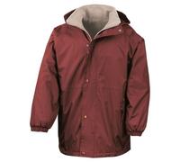 Result R160A Reversible Stormdri 4000 Fleece Jacket - Burg/Camel, Medium