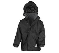 Result R160J Reversible Stormdri 4000 Fleece Jacket - Black, X-Large/Size 11/12