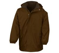 Result R160J Reversible Stormdri 4000 Fleece Jacket - Brown, Large/Size 9/10