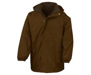 Result R160JY Kids Reversible StormDri 4000 Fleece Jacket - Brown/Brown - 7-8 Years