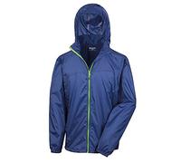 Result R189X Urban Hdi Quest Hydradri 3000 Jacket in Stow Bag - Navy/Lime, Large