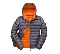 Result R194M Urban Snow Bird Hooded Jacket - Grey/Orange, Small