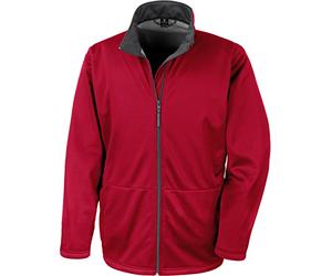 Result R209M Men's Softshell Zipped Jacket with Microfleece Interior - Red - X-Large