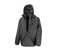 Result R215X Core 3-in-1 Jacket with Quilted Bodywarmer - Black, X-Small