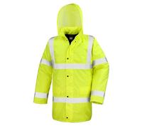 Result R218X Core Safety High-Viz Coat - Hi-Viz Yellow, X-Large