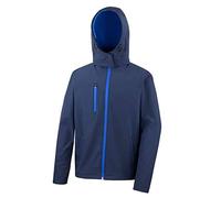 Result R230M Core Tx Performance Hooded Softshell Jacket - Navy/Royal, X-Large