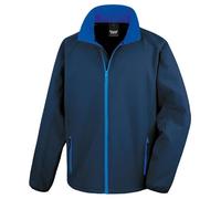 Result R231M Core Printable Softshell Jacket - Navy/Royal - 4XL