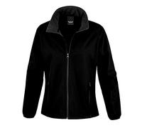 Result R231M Printable Softshell Jacket - Black/Black, Medium
