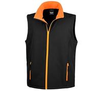 Result Softshell Bodywarmer R232M Printable Black/Orange Small