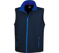 Result R232M Printable Softshell Bodywarmer - Navy/Royal, Medium