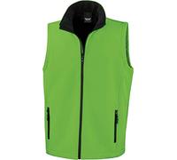 Result R232M Printable Softshell Bodywarmer - Vivid Green, Large
