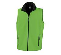 Result R232M Printable Softshell Bodywarmer - Vivid Green, Small