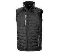 Result R238X Black Compass Padded Gilet - Black/Grey - L