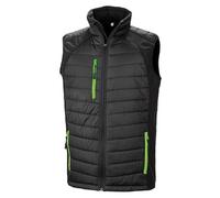 Result R238X Black Compass Padded Gilet - Black/Lime - L