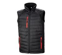 Result R238X Black Compass Padded Gilet - Black/Red - L