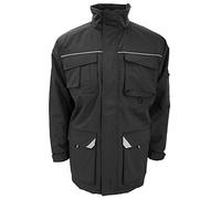 Result Work-Guard Sabre Long Coat Black L