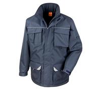 Result R301X Work-Guard Sabre Long Coat - Navy, Large