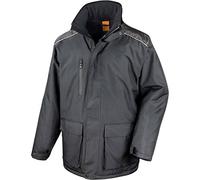Result R305X Long Work-Guard Vostex Long Coat - Black, 3X-Large