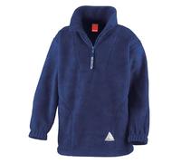 Result R33JY Kids Zip Neck Polartherm Fleece - Royal - 8-10 Years