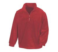 Result R33X Mens Polartherm Zip Neck Fleece - Red - L